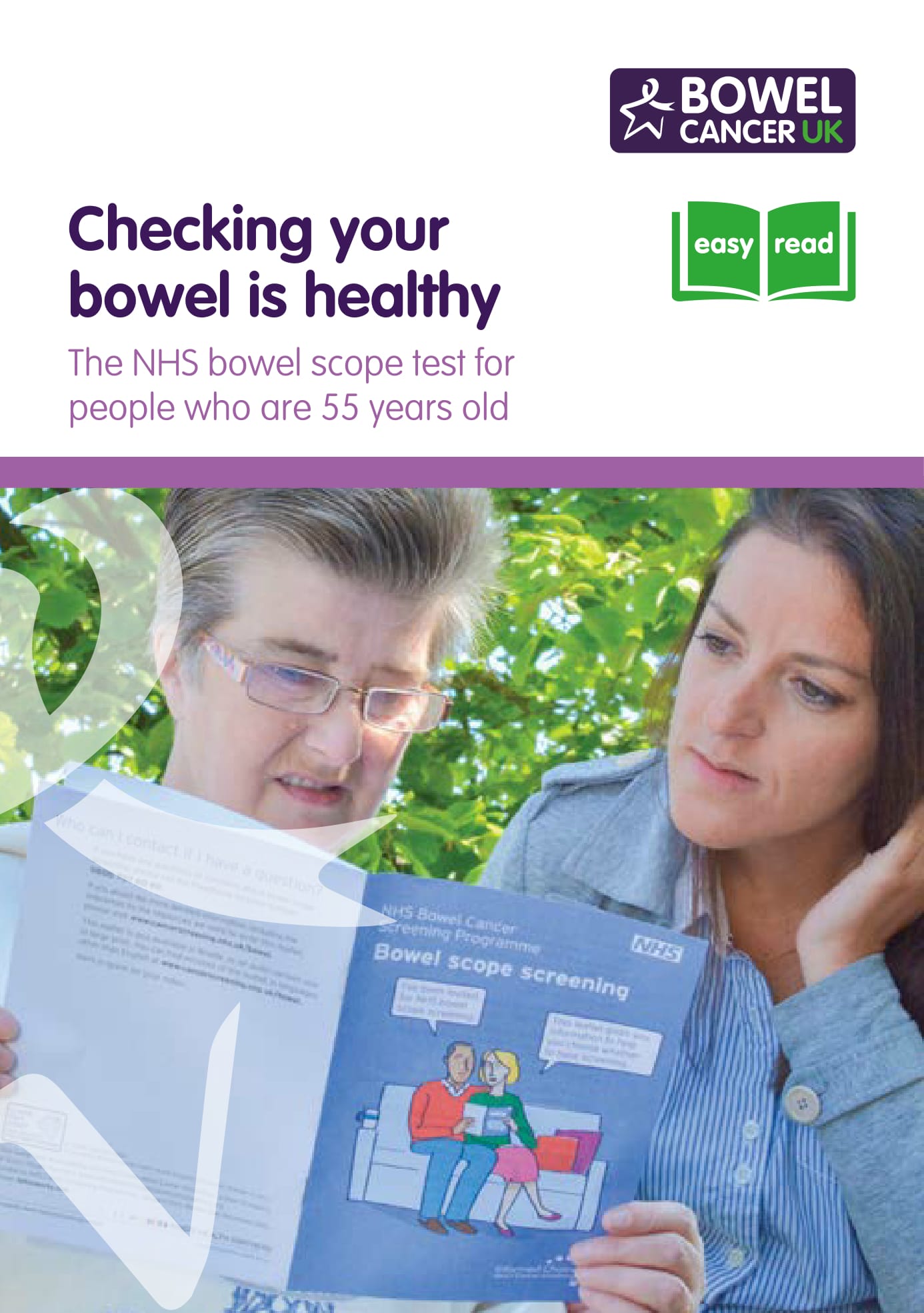 Bowel health and screening pack (England)